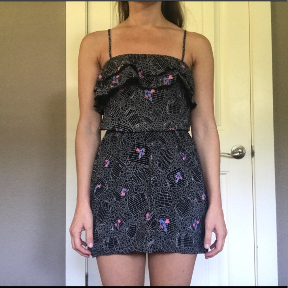 Mimi Chica casual mini dress, blouson style XS